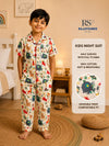 Fun Animals Pure Cotton Night Suit for Kids