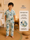 Jungle Pure Cotton Night Suit for Kids