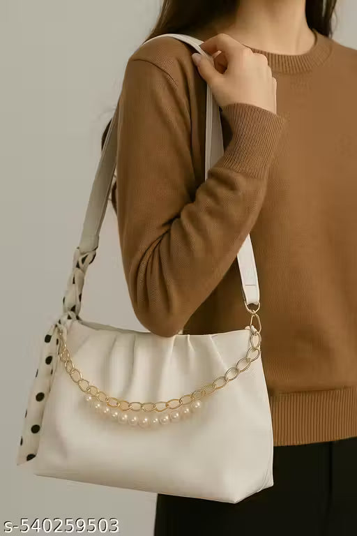 Pearl White Sling Bag
