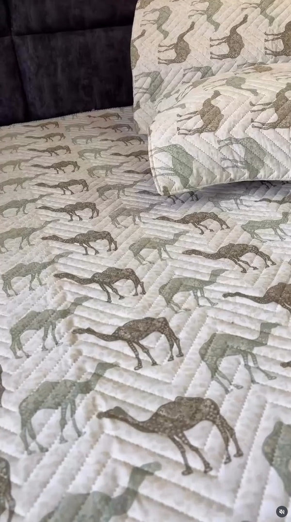 Camel Print Bedsheets