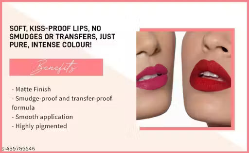 New liquid matte lipstick = set of 6