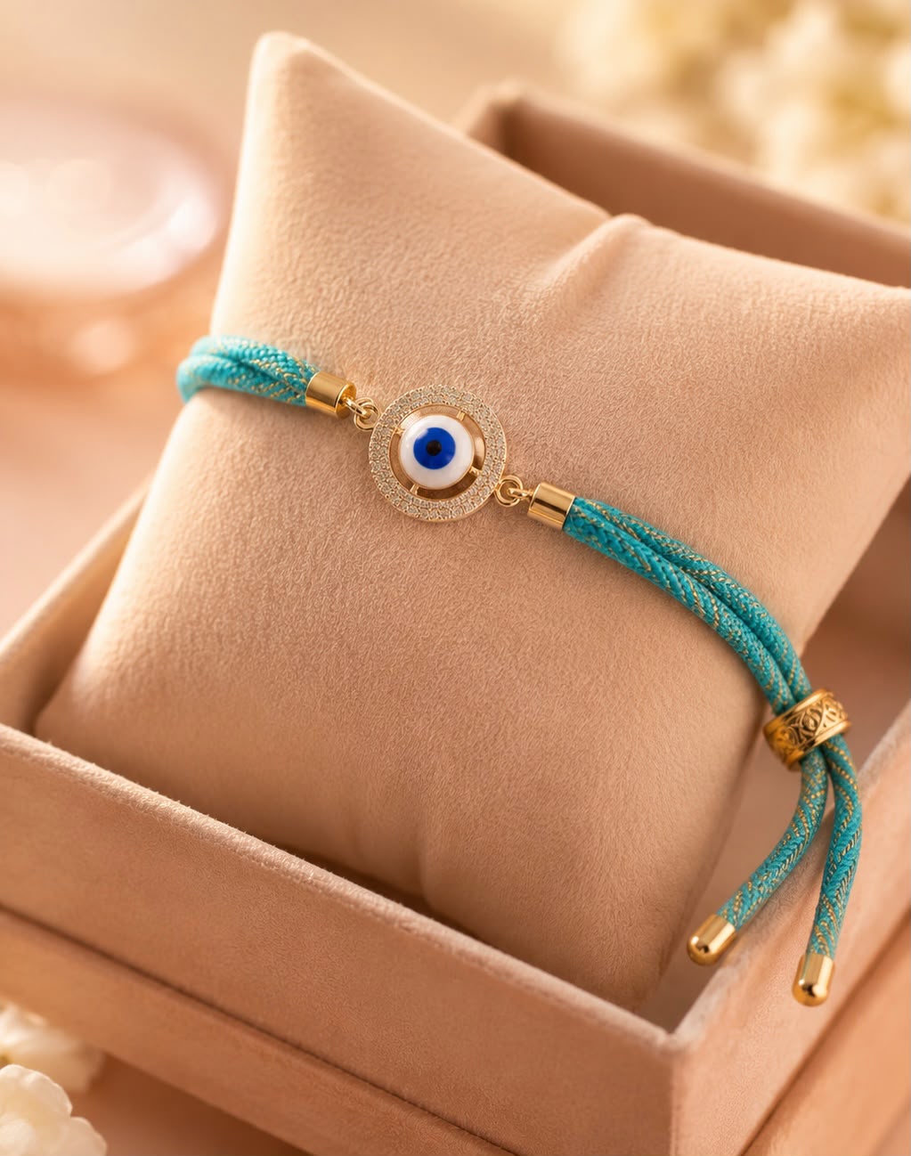 Blue Evil Eye Bracelet Rakhi