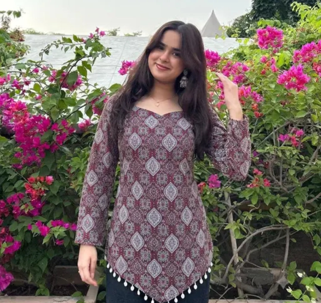 Short Corset Style Kurti