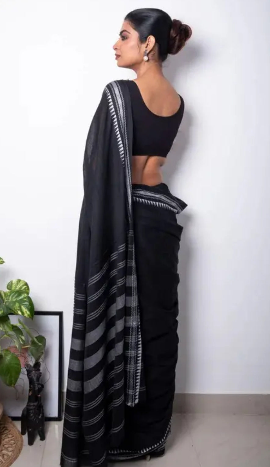 Bordered Pure Cotton Saree