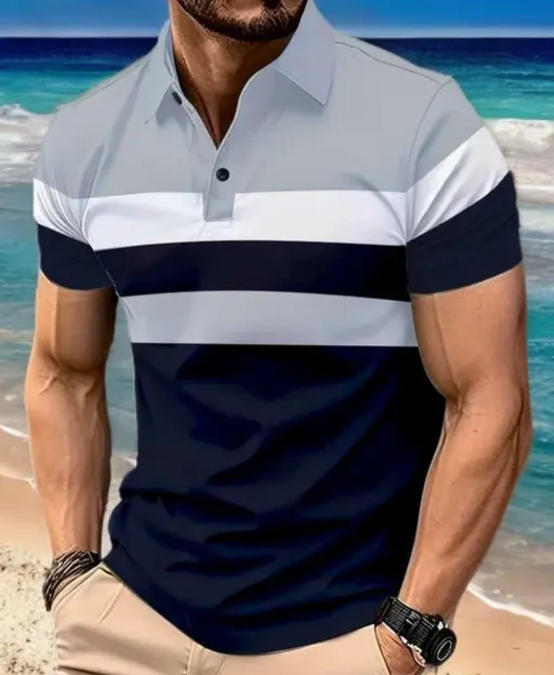 Men's Color Block Tshirt