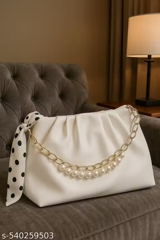 Pearl White Sling Bag